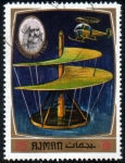 Stamps United Arab Emirates -  Precursores exploracion  espacio L. Da Vinci
