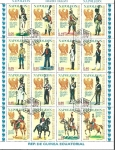 Stamps Equatorial Guinea -  Napoleonic Military Uniforms
