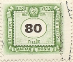 Stamps Europe - Hungary -  PORTÓ BELYEG