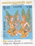 Stamps : Asia : Cambodia :  CULTURA KHMERE