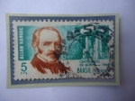 Stamps Brazil -  Allan Kardec (1804-69)-Filosofo,escritor-Padre de la Doctrina 