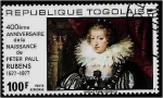 Sellos de Africa - Togo -  Peter Paul Rubens, 400 aniversario del nacimiento, Ana de Austria