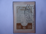 Stamps Paraguay -  Año Mundial de los Refugiados- 1959-1960- Sello de 3.00 guaraní