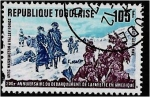 Stamps : Africa : Togo :  Marquis de Lafayette, Lafayette y Washington en Valley Forge