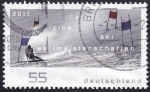Stamps : Europe : Germany :  Campeonato Mundial de Esquí
