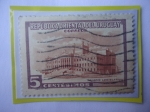 Stamps Uruguay -  Palacio legislativo- Republica Oriental del Uruguay- Sello de 20 Ctvs. año 1954.