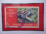 Stamps El Salvador -  Hotel El Salvador, 1961-Vista aérea, Sello de 6 Céntimos-Correo El Salvador S.A.