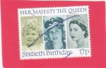 Stamps United Kingdom -  SABEL II SEXAGÉSIMO CUMPLEAÑOS