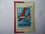 Sellos de America - Argentina -  Planeador-IX Campeonato Mundial de Vuelo a Vela- Campeonato de Vuelo sin Motor-