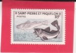 Sellos de America - San Pierre & Miquelon -  PECES