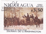 Stamps Nicaragua -  250 ANIV. DE G.WASHINGTON 