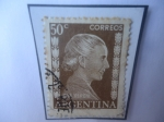 Stamps Argentina -  Eva Perón (1919-1952) (También llamada:Eva María Duarte  de Perón)-Sello de 50 Ctvs. Año 1952.
