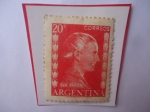 Stamps Argentina -  Eva Perón (1919-1952)-(También llamada:Eva María Duarte  de Perón)- Eva Politica-Sello de 20 Ctvs. A