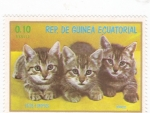 Stamps Equatorial Guinea -  GATOS EUROPEOS