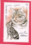 Stamps Afghanistan -  GATO AMERICANO