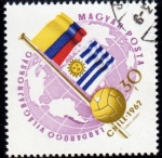 Sellos de Europa - Hungr�a -  Mundial de futbol 1962 Chile