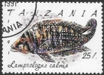 Sellos de Africa - Tanzania -  peces