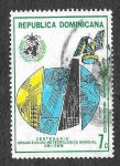 Stamps : America : Dominican_Republic :  C208 - Centenario de la Organización Meteorológica Mundial