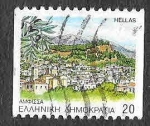 Stamps Greece -  1750 - Amphissa