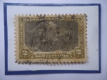 Stamps Argentina -  Salón de Nicolás Rodríguez Peña (1775-1853) (Revolución de Mayo)- Centenario de la Republica (1810-1