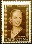 Stamps : America : Argentina :  Eva Perón