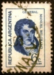 Stamps Argentina -  General Manuel Belgrano 
