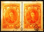 Stamps Argentina -  General José de San Martín (1778-1850)