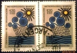 Stamps : America : Argentina :  Centenario de la Organización Meteorológica Mundial