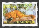 Stamps : America : Nicaragua :  950 - Animales Salvajes de los Zoológicos de San Diego y Londres