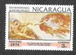 Stamps : America : Nicaragua :  956 - 500 Aniversario del Nacimiento de Michelangelo Buonarroti