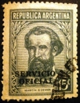 Stamps Argentina -  Martin Güemes. Servicio Oficial