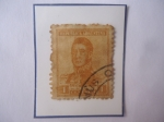 Stamps Argentina -  General José de San Martín (17778-1850)-Serie:General José de San Martín-Sello de 1 Ctvs, año 1917.
