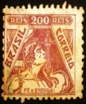 Stamps : America : Brazil :  Alegoría de la Fe y Energía 