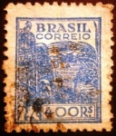 Stamps : America : Brazil :  Trigo. Agricultura