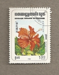 Stamps : Asia : Cambodia :  Flores