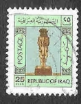 Sellos de Asia - Irak -  763 - Estatua de Diosa