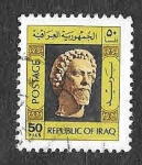 Stamps : Asia : Iraq :  766 - Cabeza de un Dios