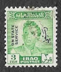 Stamps : Asia : Iraq :  O125 - Faisal II de Irak