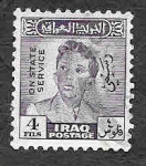 Sellos de Asia - Irak -  O126 - Faysal II de Irak