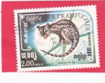 Stamps Cambodia -  GINETA