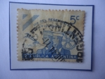 Stamps Argentina -  Día del Reservista - 10 de Diciembre - Sello de 5 Ctvs. Año 1944.