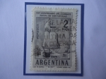 Stamps Argentina -  150°Aniv. del Combate Naval de San Nicolás-Serie: Conmemoraciones Históricas- Sello de 2 m$n Peso Na