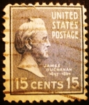 Sellos de America - Estados Unidos -  Presidentes. James Buchanan