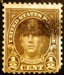 Stamps United States -  Personajes célebres. Nathan Hale