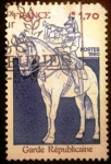 Stamps France -  Aniversario de la Guardia Republicana 