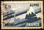 Stamps France -  Regiones de Francia. Rhône-Alpes 