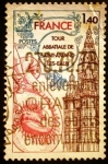 Stamps France -  Turismo. Torre de la Abadía de San-Amand-les-Eaux 