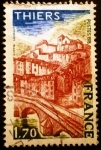 Stamps France -  Turismo. Thiers 