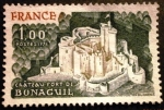 Stamps France -  Turismo. El Castillo Fuerte de Bonaguil 
