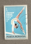 Stamps Romania -  Gimnasta